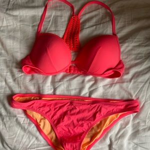 Victoria Secret Neon Pink Bikini